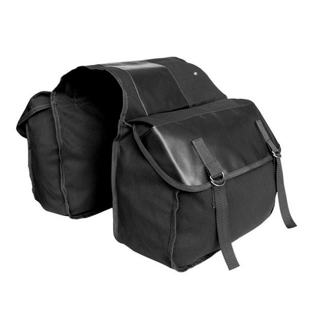 Saddle Bag Canvas Universal Backpack Carry Bike Tail Saddle Bag Motorcycle Seat Bag Horse Luggage Walmart