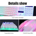 thumbnail image 4 of USB Gaming Keyboard and USB Mouse Combo LED Backlit Keyboard Firm Durable Colorful Glowing Gaming Mouse Computer Accessories, 4 of 9