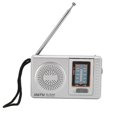 thumbnail image 1 of Radio portátil con chip DSP, radio AM FM con transistores y altavoz incorporado para el hogar, viajes, entretenimiento, trabajo y emergencias, 1 of 5