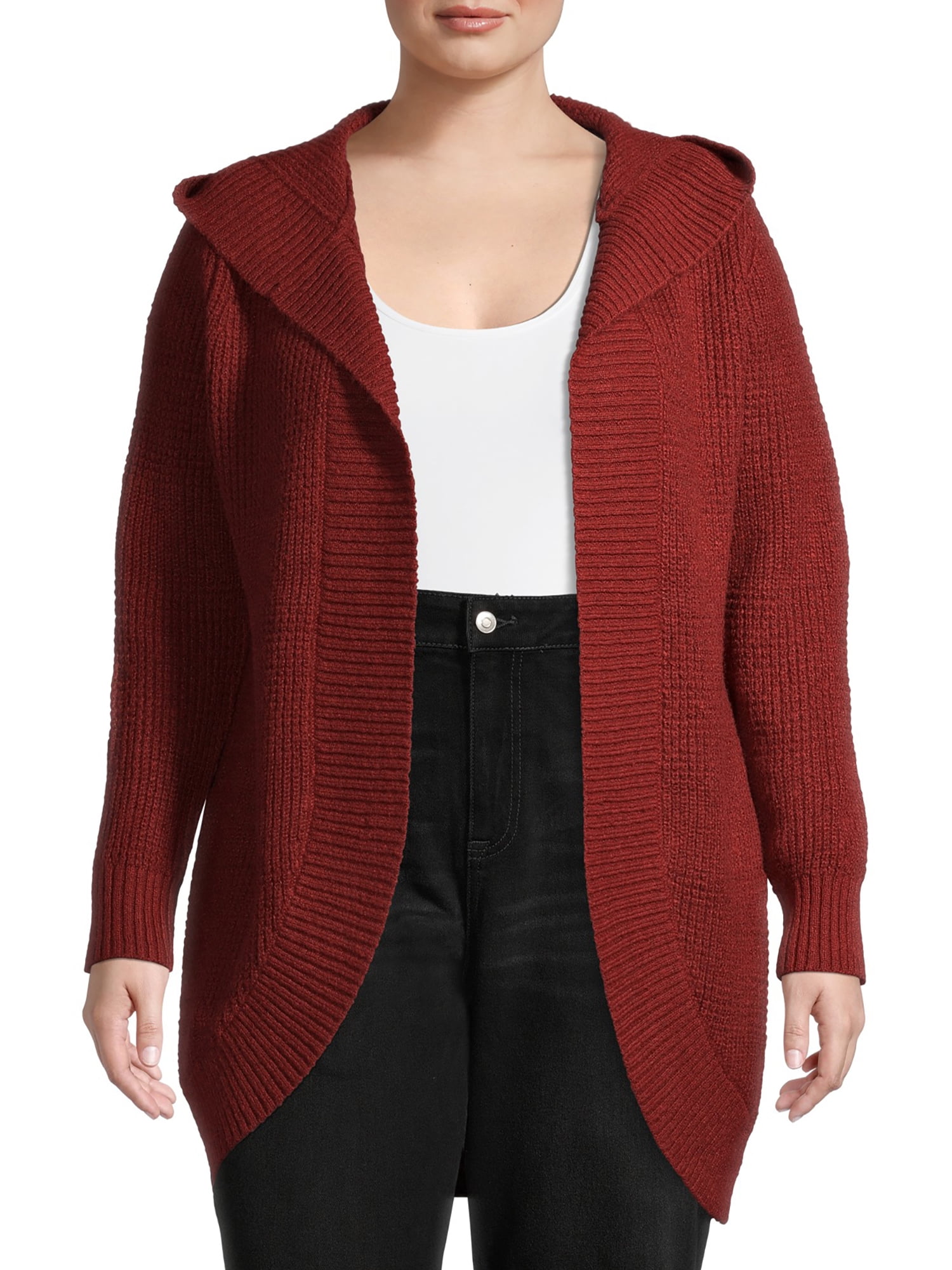 juniors red cardigan