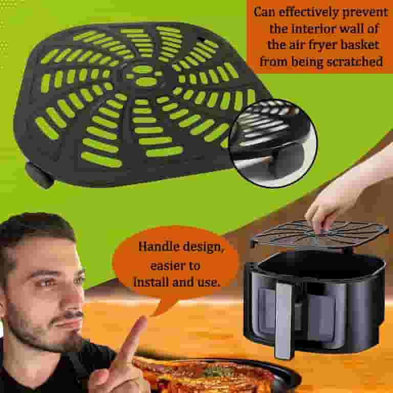 fish fryer accessories GoWISE USA 3-Piece Accessory Kit for Air Ovens, Black Tank Aluminum Fish Fryer Kit is designed for high Air Fryer Accessories for Gourmia