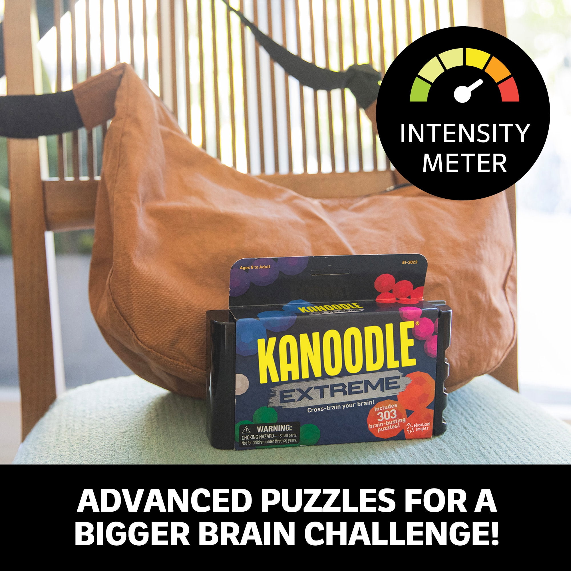Educational Insights Kanoodle Extreme, 3D Brain Teaser Puzzle Game, for Kids Ages 8+
