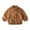 Brown, variant on Baby Boys Girls Toddler Fleece Winter Warm Solid Color Coat Cute Sweater Thick Clothes 1-2 Years