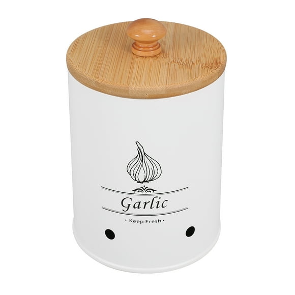 Shisuyan Kitchen Garlic Holder Garlic Ginger Keeper Multi-functional Onion Holder with Lid