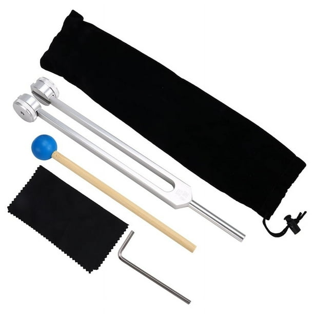 Diapasón con Bolsa de Silicona para Martillo para Curación, Instrumento Musical, Terapia de Sonido 68,2 Hz
