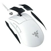 Razer DeathAdder V3 Pro Wireless Esports Gaming Mouse, 64g, 5 Buttons, 2.4GHz & Bluetooth Connectivity, White