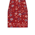 thumbnail image 2 of Nkmbld Independence Day Table Runner, Vintage Red White Blue Table Runners for 250th Anniversary Kitchen Dining Room Indoor Patriotic Party Decoration, 2 of 8