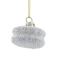 thumbnail image 5 of Northlight Macaroon with Sugar Glass Christmas Ornament - 2" - Blue, 5 of 6
