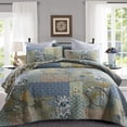 thumbnail image 1 of Set de edredón Yvooxny California King Bohemian Farmhouse Green, 1 of 7