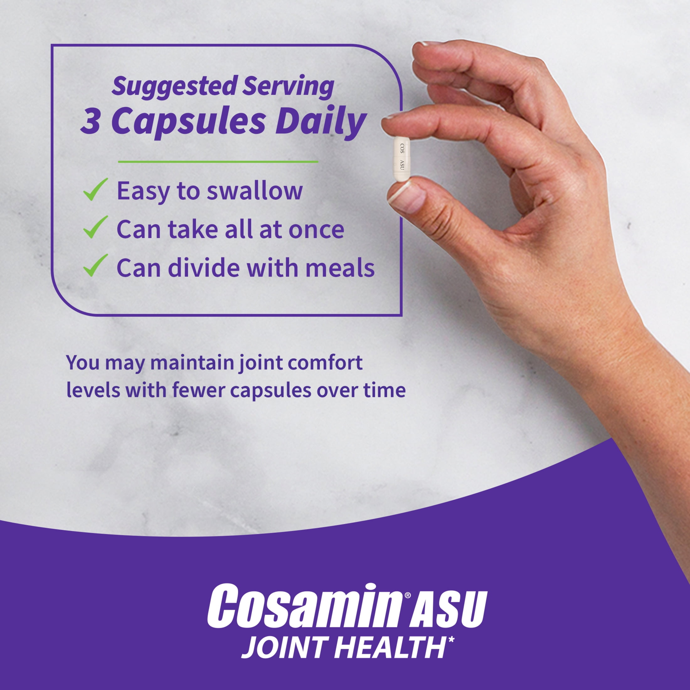 Nutramax Cosamin® ASU Joint Health Supplement, 150 Capsules