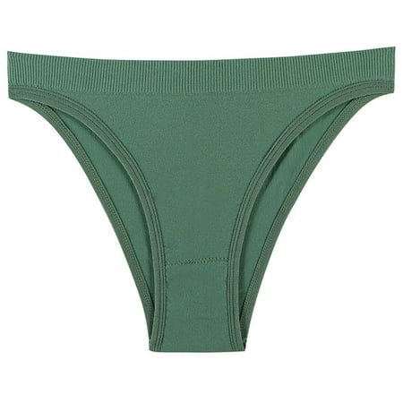 KBKYBUYZ Women s Sports Thong Large Size Seamless Hot Elastic T-pants Women s Seamless Solid Color Comfortable Low-waist Panty