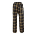 thumbnail image 4 of SAWOBUUN Men's Plaid Lounge Pants Wide Leg Drawstring Elastic Waist Loose Fit Casual Trousers Soft Sports Pajama Pants, 4 of 7