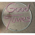 thumbnail image 3 of Glowneon Good Times Neon Sign, Home Wall Decor, 3 of 4