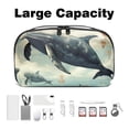 thumbnail image 3 of Whale Waterproof Oxford Cloth Storage Box for Electronic Devices - 5.9x9.44x3.14 Inches - Travel Organizer and Cord Organizer for Small Electronics - Easy to Use, 3 of 6