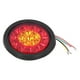 thumbnail image 2 of 12-24V 16LED Luz trasera redonda Color de luz rojo amarillo Señal de giro para camiones de remolque Caravana RV, 2 of 5