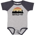 thumbnail image 3 of Inktastic Buffalo New York Skyline Retro Boys or Girls Baby Bodysuit, 3 of 5