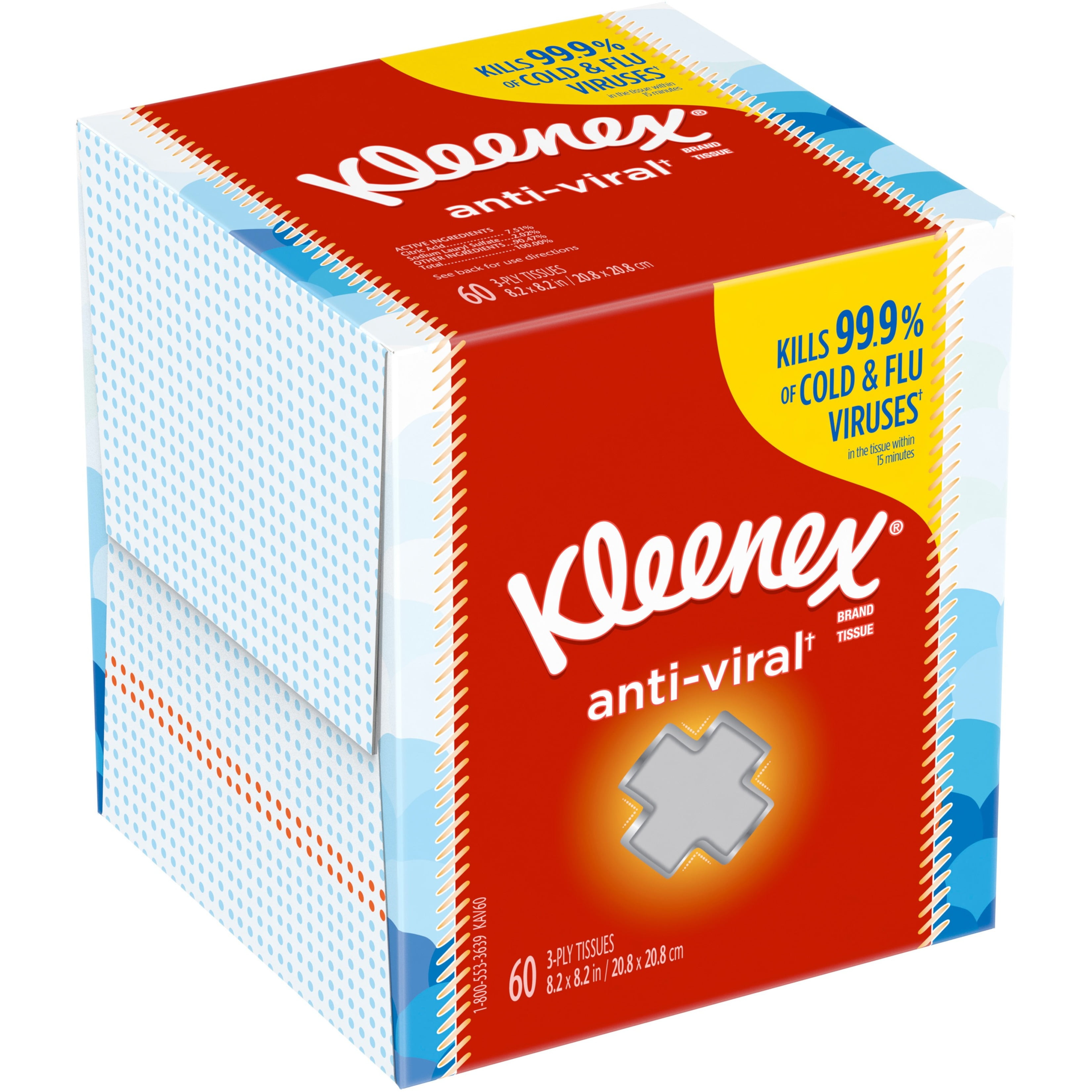 New Kleenex Allergy Comfort Hay fever Extremely Gentle Tissues X3 Packs Of 50