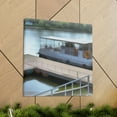 thumbnail image 6 of Pontoon Boat Sunrise Scene - Canvas, 6 of 10