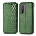 thumbnail image 3 of Case for Sony Xperia 1 II Flip Cover Wallet Flip Cover Magnetic Protective - Green, 3 of 5