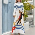 thumbnail image 3 of guayabera cuban style Long Dress sexy dress women's fashion dresses, 3 of 4