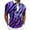 Z7A 1 Purple, variant on AOMPMSDX Men's Carnival 3D Fashion Printed Lapel Shirt Pink XL
