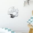 thumbnail image 5 of QuanTara Mirrored Acrylic Soccer Ball Wall Decoration, 12-Pack 11.81x11.81 Inch Black Wall Stickers for Boys Girls Room, Bedroom, Living Room, DIY Sports Theme Decor, 5 of 6