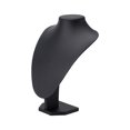 thumbnail image 4 of Necklace Chain Jewelry Bust Presentation Decor Necklace Display Holder Stand Black PU 21x15cm, 4 of 8