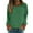 Army Green, variant on Oalirro Cute Long Sleeve Tops for Women Striped Print Round Neck Tops for Woman Fall and Winter Army Green Shirt