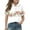 White, variant on CCRFTGI Polo Shirts for Kids Girls Size 7 School Uniform Floral Print Shirt Athletic Tennis Lapel Button Collared Polos Casual Quick Dry 2026 Summer Tops Pink 5-6 Years