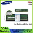 thumbnail image 1 of Mémoire de Bureau DDR4 UDIMM RAM 16 Go 8 Go 4 Go RAM de Bureau 3200MHz 2666Mhz 2400MHz 2133 Haute Performance Mémoria DIMM Rams 1PCS 4 Go 2666Mhz, 1 of 5