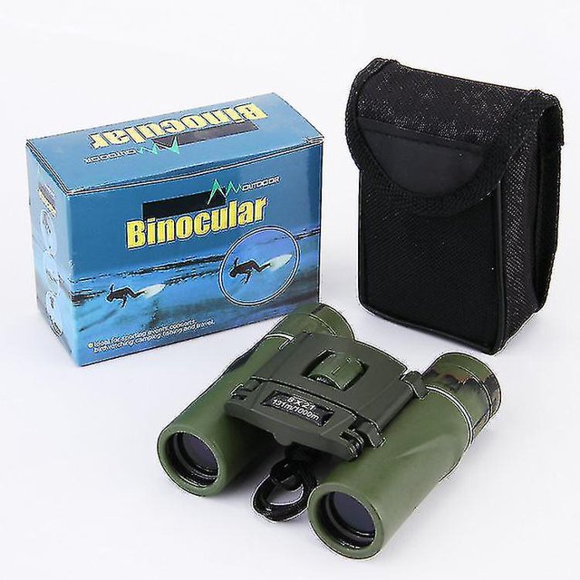 Mini binoculares 8x21 Prismáticos compactos para niños Adultos, Telescopio plegable para exteriores para observación de aves, Conciertos, Deportes, Senderismo, Camping Caza(g kaili Sencillez