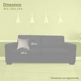 thumbnail image 3 of Majestic Home Goods  Charlie Indoor Large Pillow 20" L x 8" W x 20" H, 3 of 5