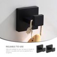 thumbnail image 6 of Stainless Steel Hook Modern Robe Clothes Heavy Duty Hanger Reusable Hooks for Bathroom Metal No Punching, 6 of 6