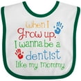 thumbnail image 3 of Inktastic Dentist Like Mommy Boys or Girls Baby Bib, 3 of 4