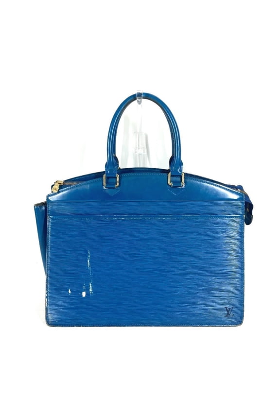 Pre-Owned LOUIS VUITTON M48185 Epi Riviera Shoulder Tote Bag in Leather, Toledo Blue,... (Fair)