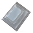 thumbnail image 3 of Bolsa de almacenamiento para cuaderno de viaje A4A5A6B5 de PVC, bolsa de repuesto para cuaderno de hojas sueltas con núcleo interno de PVC esmerilado y cremallera, 3 of 4