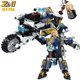 thumbnail image 4 of NUEVO Marvel Superhero Transforming Mecha Motorcycle 2 en 1 Building Blocks Sets Movie Avengers Modelo Bricks Kit Niños Juguetes Regalo, 4 of 5