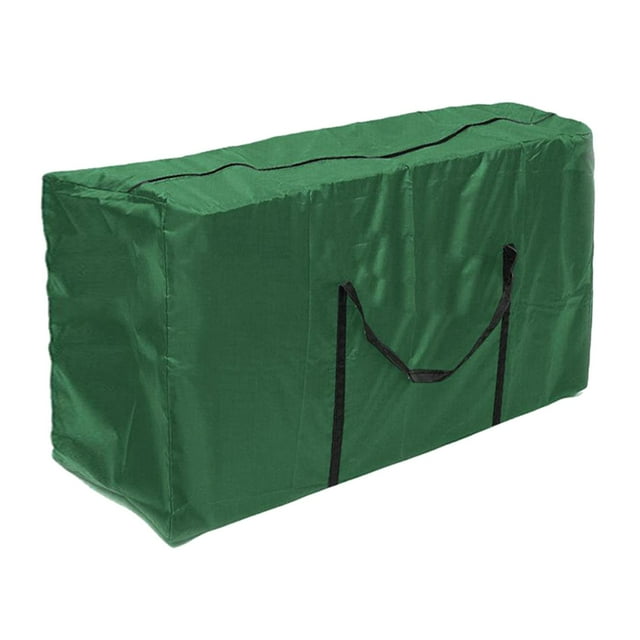 veasfak Sac de Rangement pour Arbre de Noël Matériau Oxford Conteneur de Rangement de Noël Robuste (Vert) 173x76x51cm