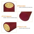 thumbnail image 3 of Uxcell 100 Pack Heat Shrink Wrap Sleeves Wine Shrink Wrap Cap Grape Shape, 30x60mm Red, 3 of 5