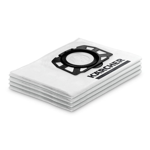 Bolsa de filtro de fieltro Karcher para WD 2 y WD 3 4 pzas