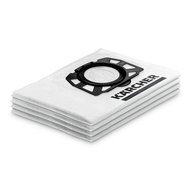 Bolsa de filtro de fieltro Karcher para WD 2 y WD 3 4 pzas