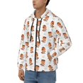 thumbnail image 3 of Naloa Cute Little Pirate Red Panda Men’s Hoodies, Zip up Hoodie, Sweatshirts,Hoodies for Men Sizes S-3XL-Large, 3 of 5