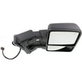 thumbnail image 4 of Kool Vue Towing Mirror Compatible With 2008-2010 Ford F-250 Super Duty F-350 Right Passenger Side Heated w/ Blind Spot Corner Glass In-housing Signal Light Textured Black, 4 of 7