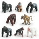 thumbnail image 1 of Set de figuras de gorila y mono, 8 piezas, PVC realista, 1 of 3