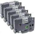 thumbnail image 1 of 5-pack Label Maker Tape For Brother Tze-231 -231 Laminated P-press Label Maker Tape, For Model Pt D, 1 of 5