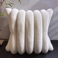 thumbnail image 6 of Decorative Pillow Covers 22x22 Inch, Plush Faux Fur Cushion Cover, Soft Throw Pillow Case for Couch Bed, Cozy Living Room & Bedroom Home Decor White, 6 of 6