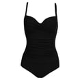 thumbnail image 6 of MSJUHEG Halter Swimwear,Bandeau Bathing Suits,High Cut Swimsuit,Push Up Bathing Suits for Women,Tie Side,Plus Size Swimsuit for Women,One Piece Swimsuits Black XL, 6 of 6