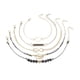 thumbnail image 2 of Fiudx Pulsera Elegante, Brazalete Elegante En Aleación con Forma de Corazón, Conjunto de Joyería de Moda para Mujer, Ideal para Uso Diario o Fiestas, Regalo para Ella, Incluye 5 Piezas., 2 of 7