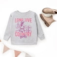 thumbnail image 2 of Long Live Country Girls Glitter - Youth Graphic Sweatshirt, 2 of 8