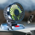 thumbnail image 1 of Danhjin Electric Fan Car Fan Portable Rocking Head Fan Third Speed Large Wind Car Fan 360 Degree Rotation, 1 of 6